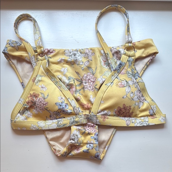 La Hearts Other - 3/$15 LA Hearts Floral Yellow Bikini